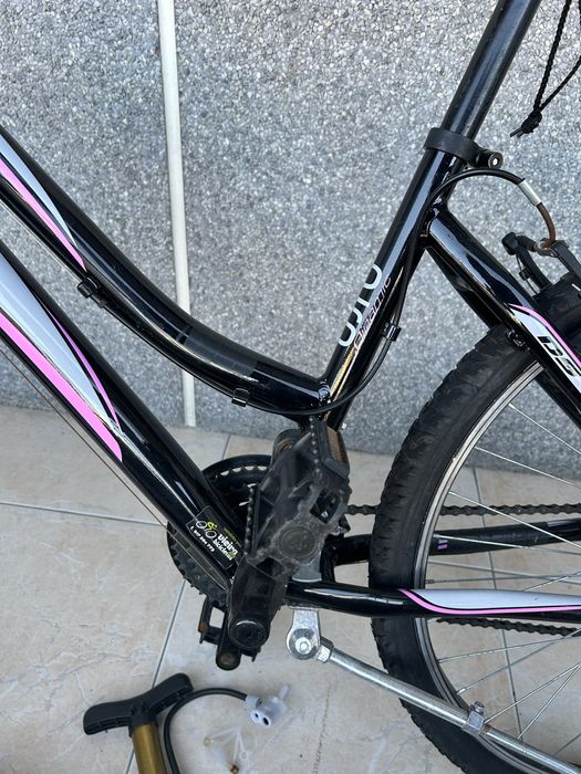 Bicicleta Preta - Rosa