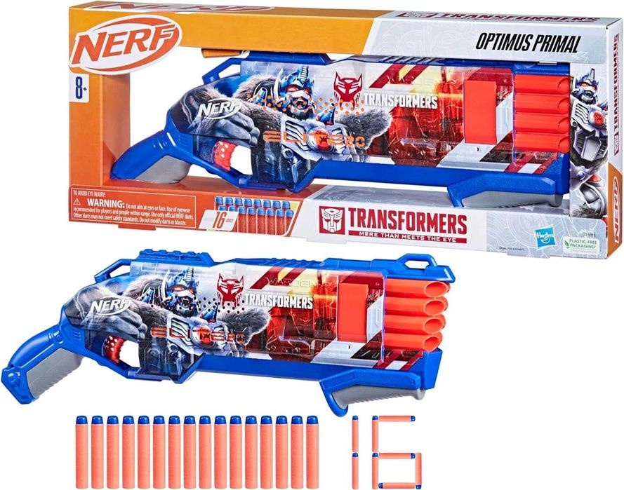 Бластер Нерф Оптимус Примал NERF Transformers Optimus Primal Blaster