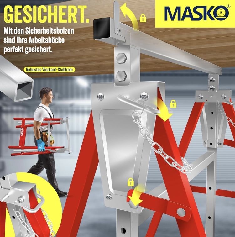 Masko teleskopowy stojak roboczy max obciążenie 200kg NOWY