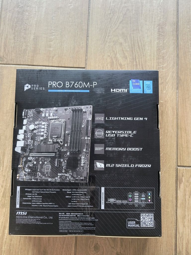 Płyta główna MSI Pro B760M-P DDR5 Intel