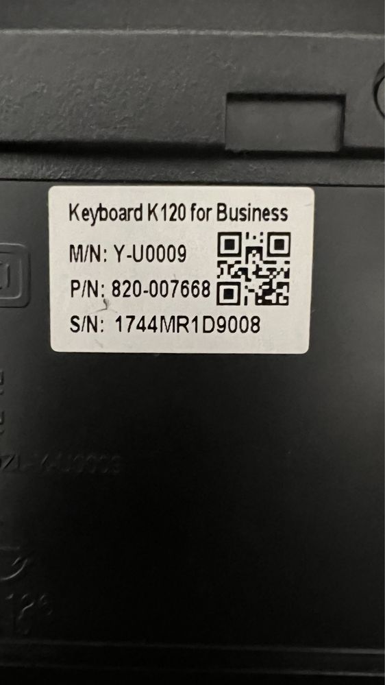 Клавіатура Logitech keyboard K120 for Business