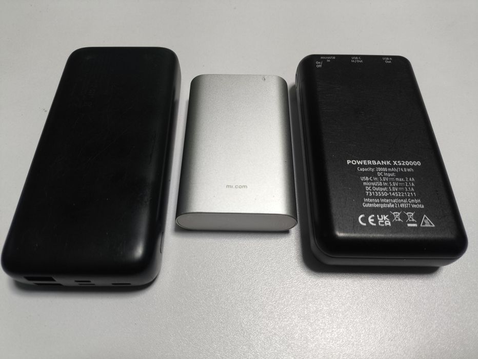 Павербанки aukey, intenso, xiaomi