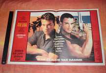 Жан-Клод ван Дамм большой постер к фильму "Двойной удар" (1991)