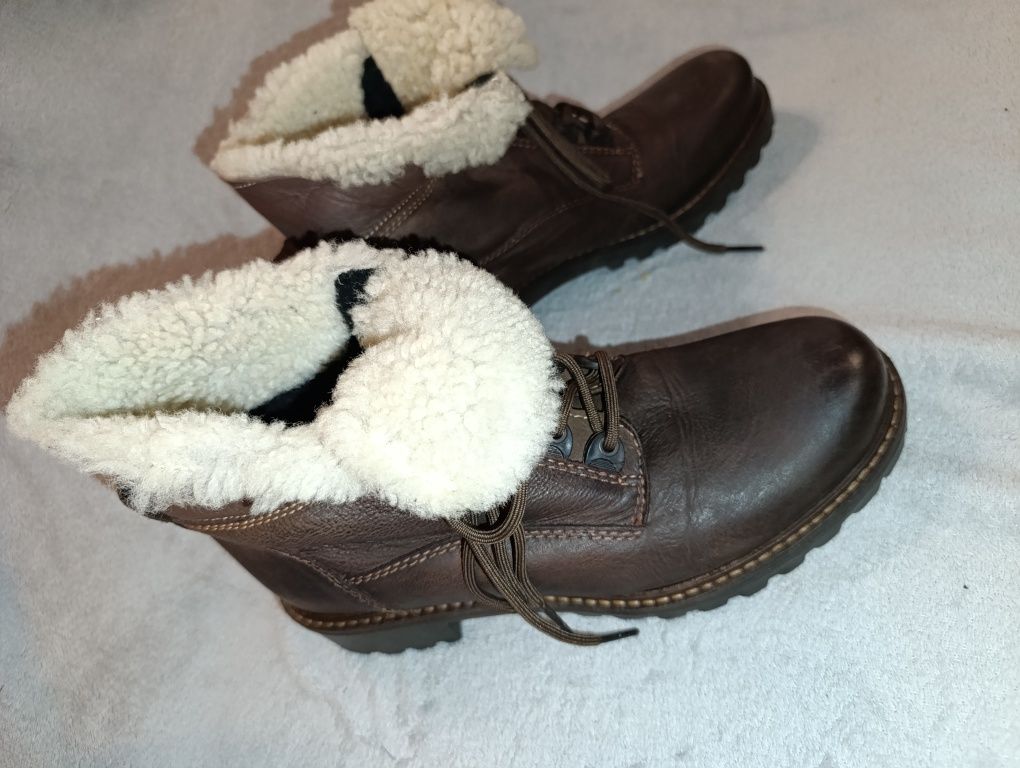 Trapery 39 buty trekkingowe 39 botki damskie 39 SKÓRA