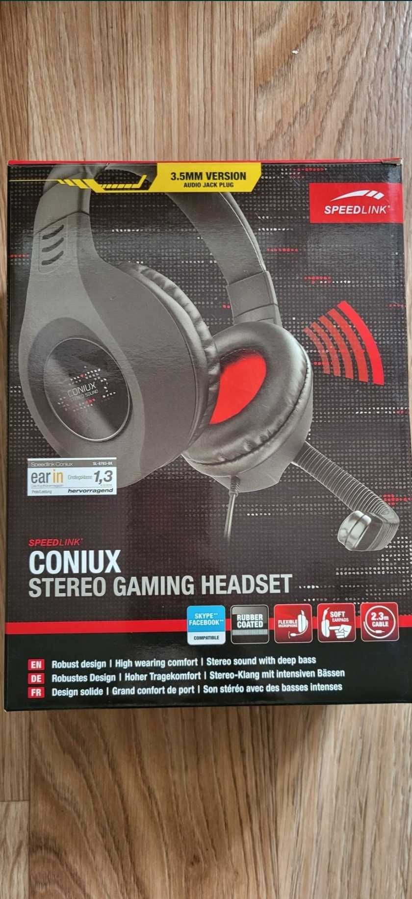 Наушники Speedlink Coniux Stereo Gaming Headset стереогарнитура Навушн