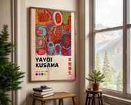 Plakat ,,Give me love" Yayoi Kusama