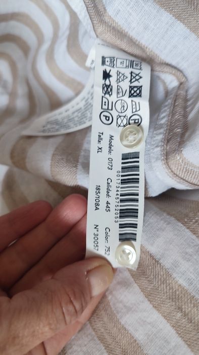 Elegancka damska koszula Massimo Dutti 42 XL 50% len 50% bawełna