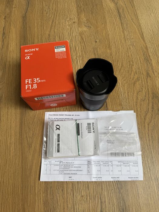 Obiektyw Sony FE 35mm f1.8 SEL35F18F