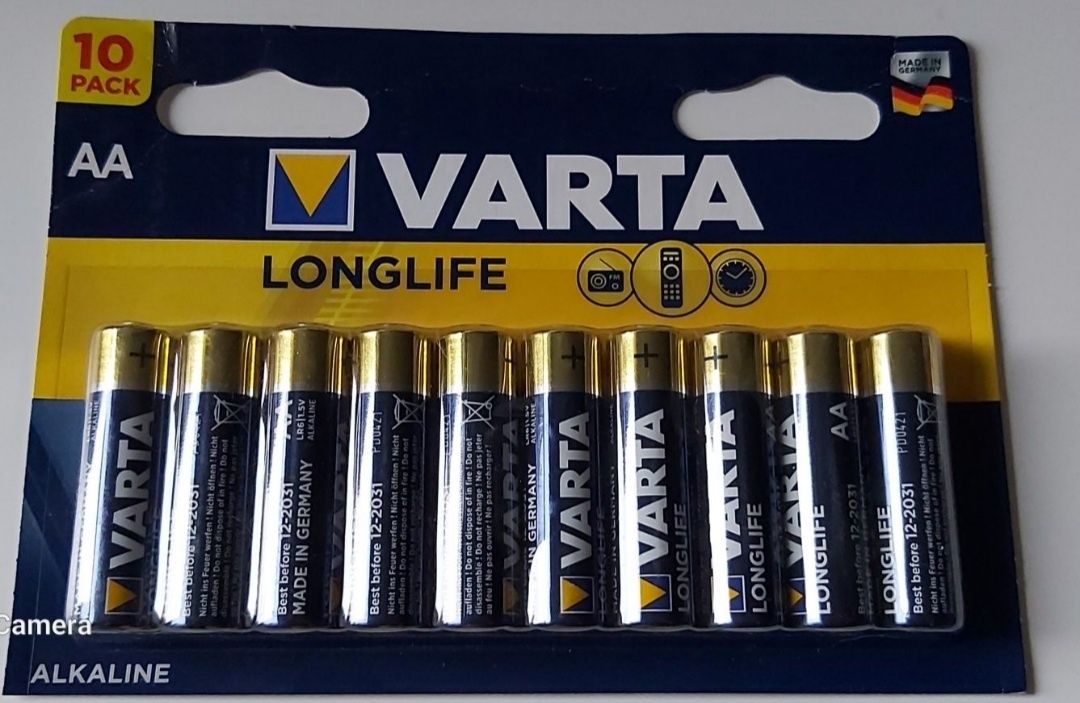 VARTA LONGLIFE baterie alkaliczne AA 20 szt. 2 blistry