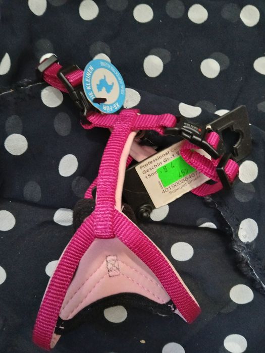 Szelki rozowe wolters XS