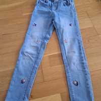 Spodnie jeans slim dla dziewczynki