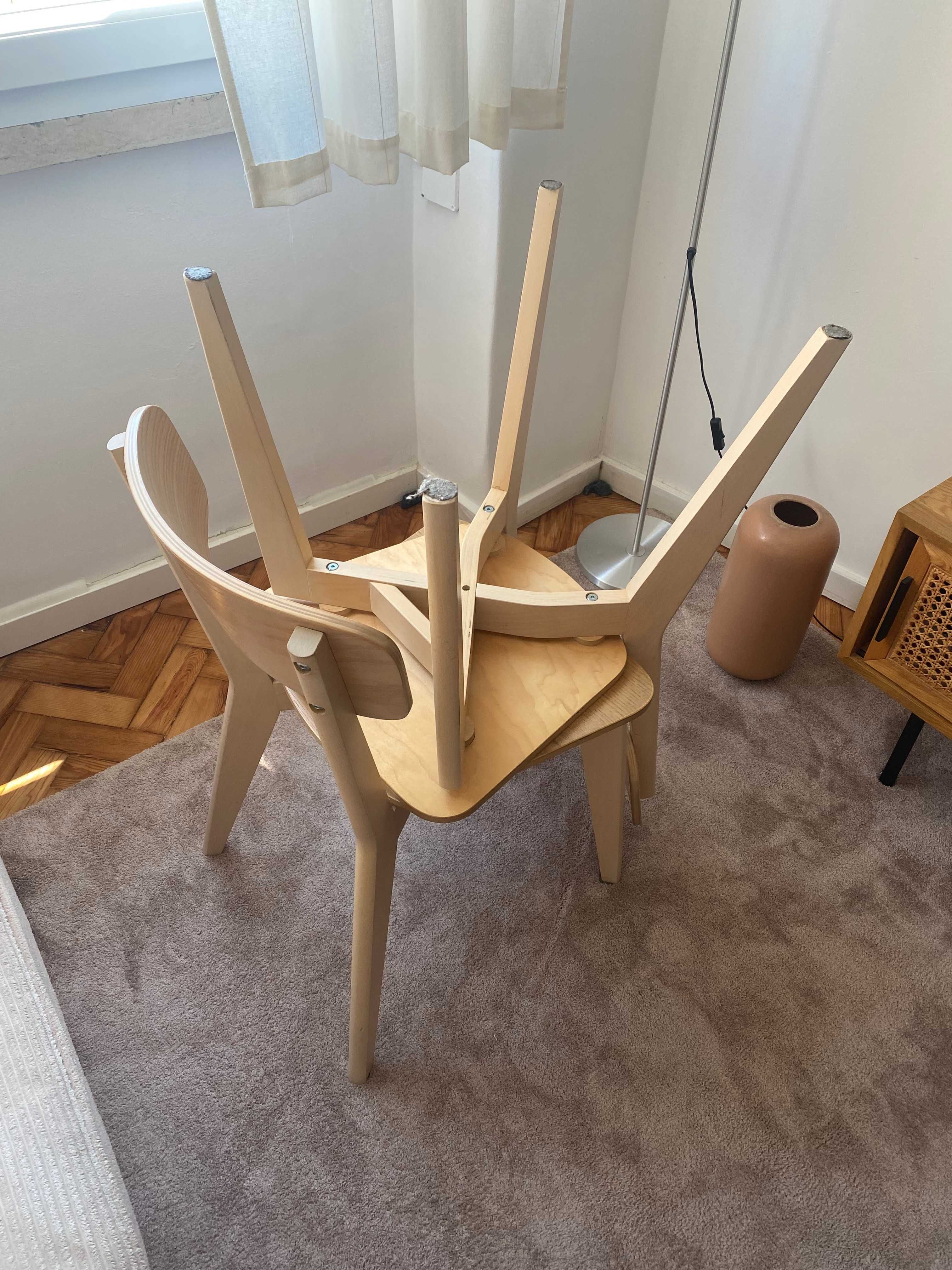Cadeiras IKEA Lisabo (2 por 1)