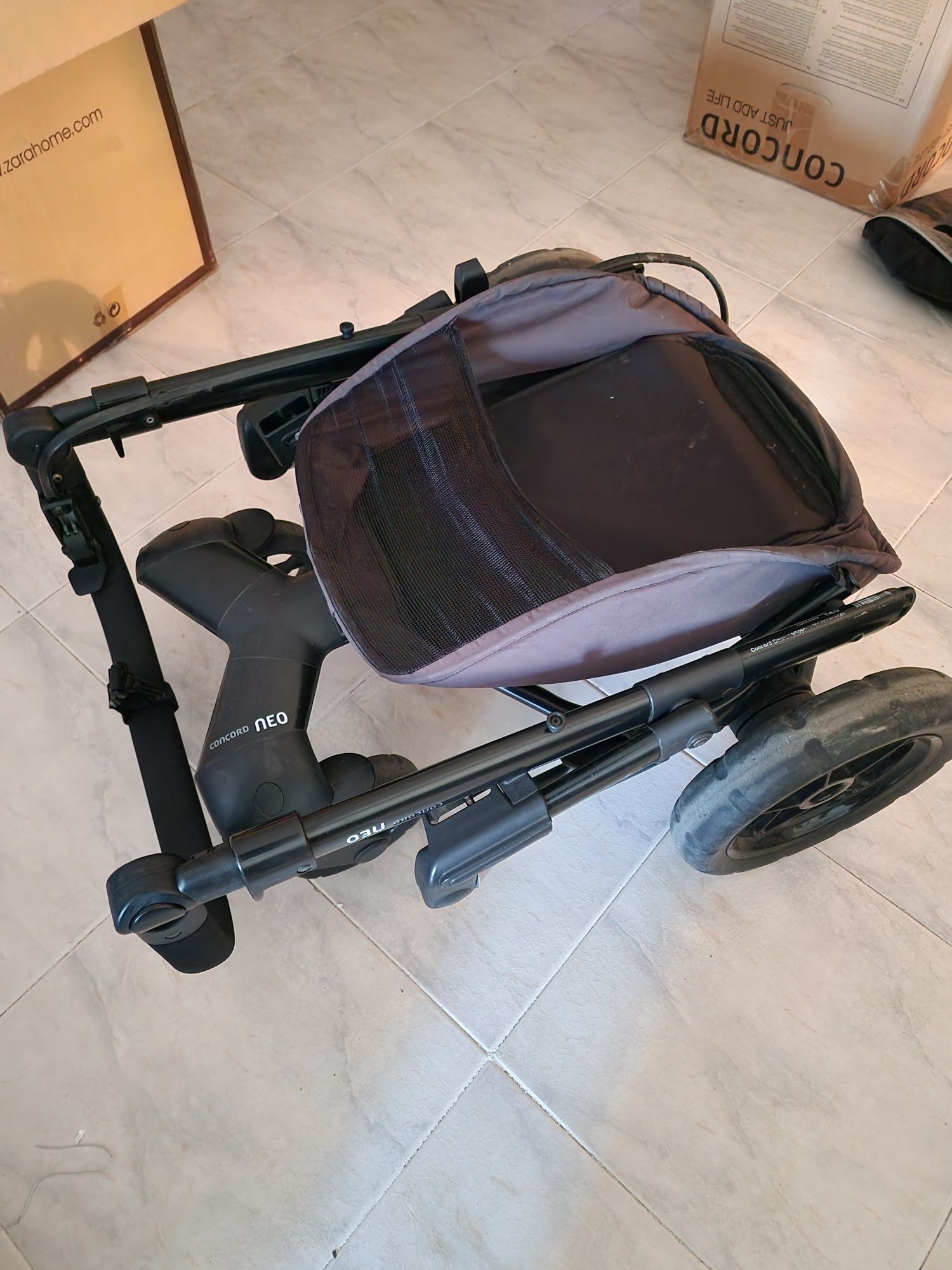Conjunto de passeio concord air e neo, ovo isofix, alcofa e acessórios