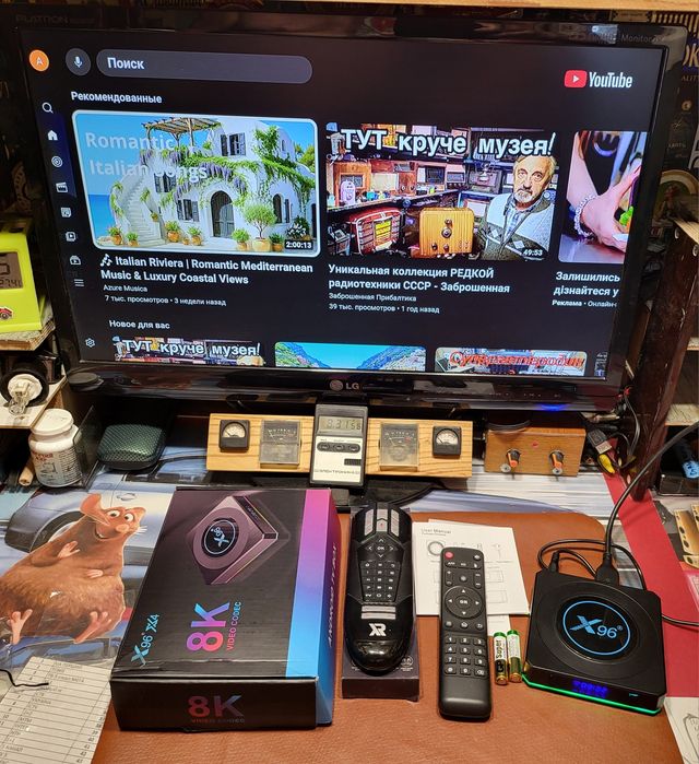 ТВ приставка/ Смарт приставка Android 11 box X 96 X4 Pro 4/64Gb