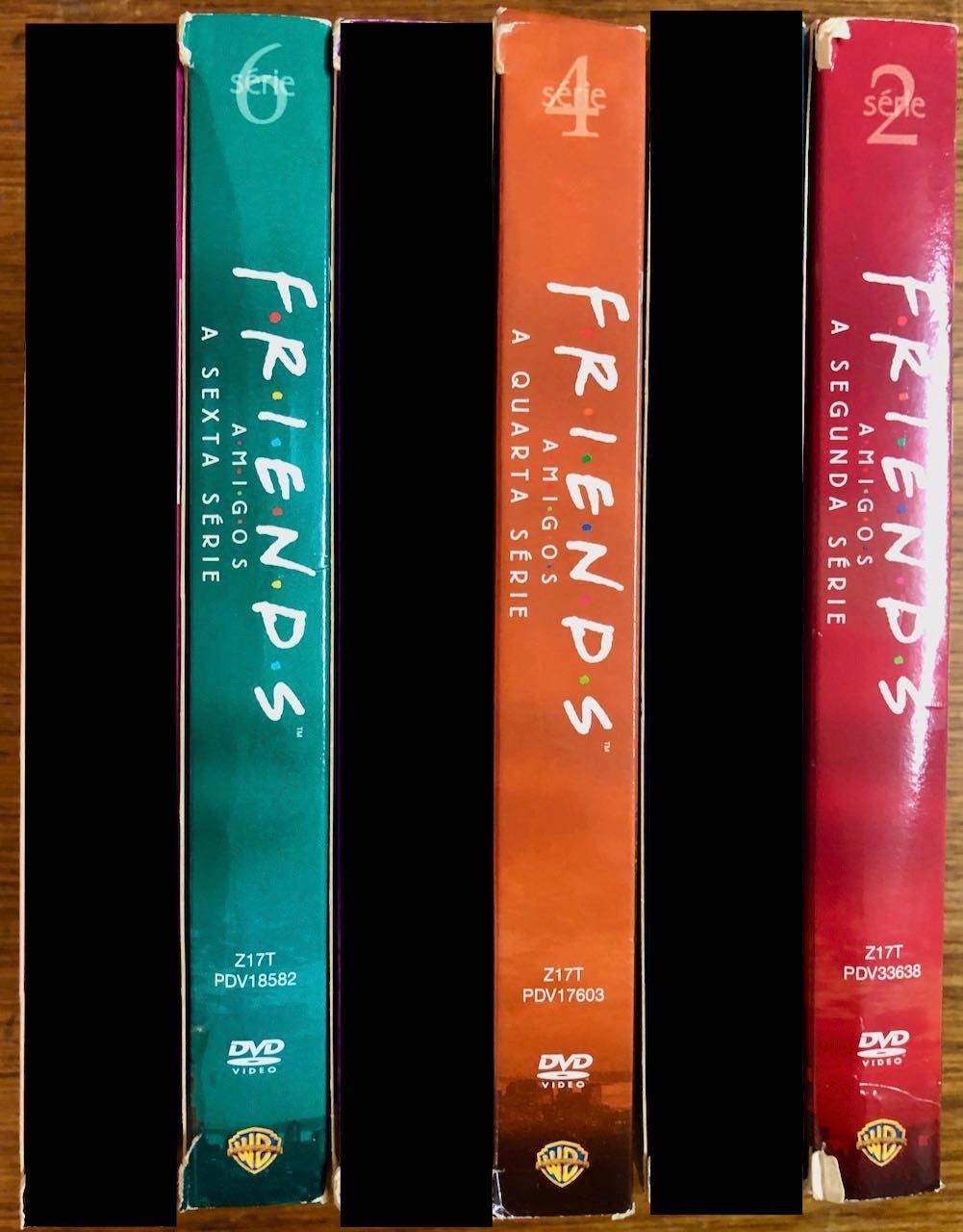 DVD's "Friends" - 3 Seasons -2, 4 e 6