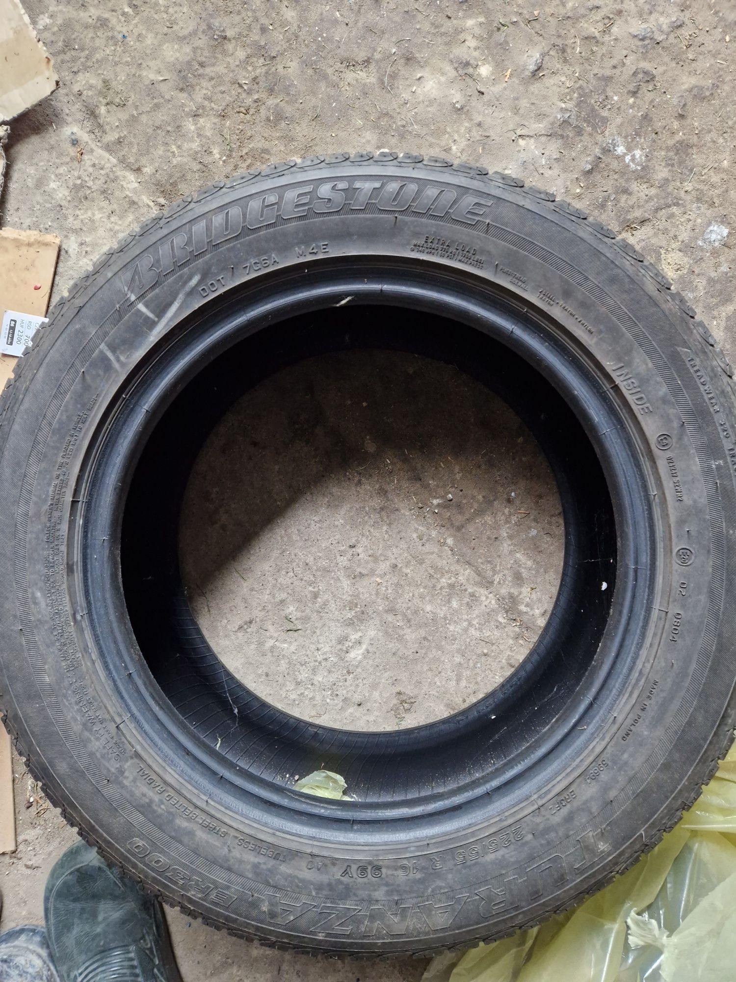 Opony letnie Bridgestone Turanza 225/55/16