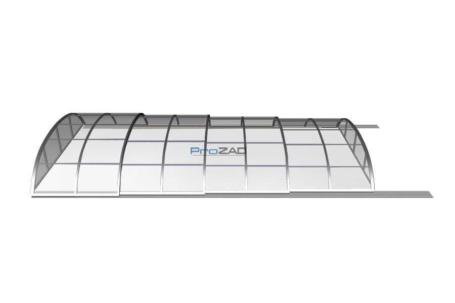 Zadaszenie basenowe 8,65 x 4,25m VERSO PrimeCover