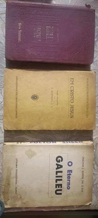 Coleção livros antigos religião católica