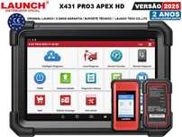 Launch X431 PRO3 APEX HD Maquina Diagnóstico Ligeiros/Pesados (NOVO)