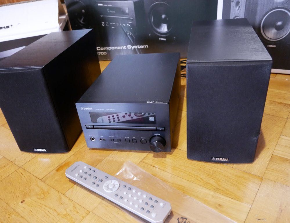 Miniwieża Yamaha Pianocraft MCR-B270D DAB+ Amplituner Głośniki Komplet