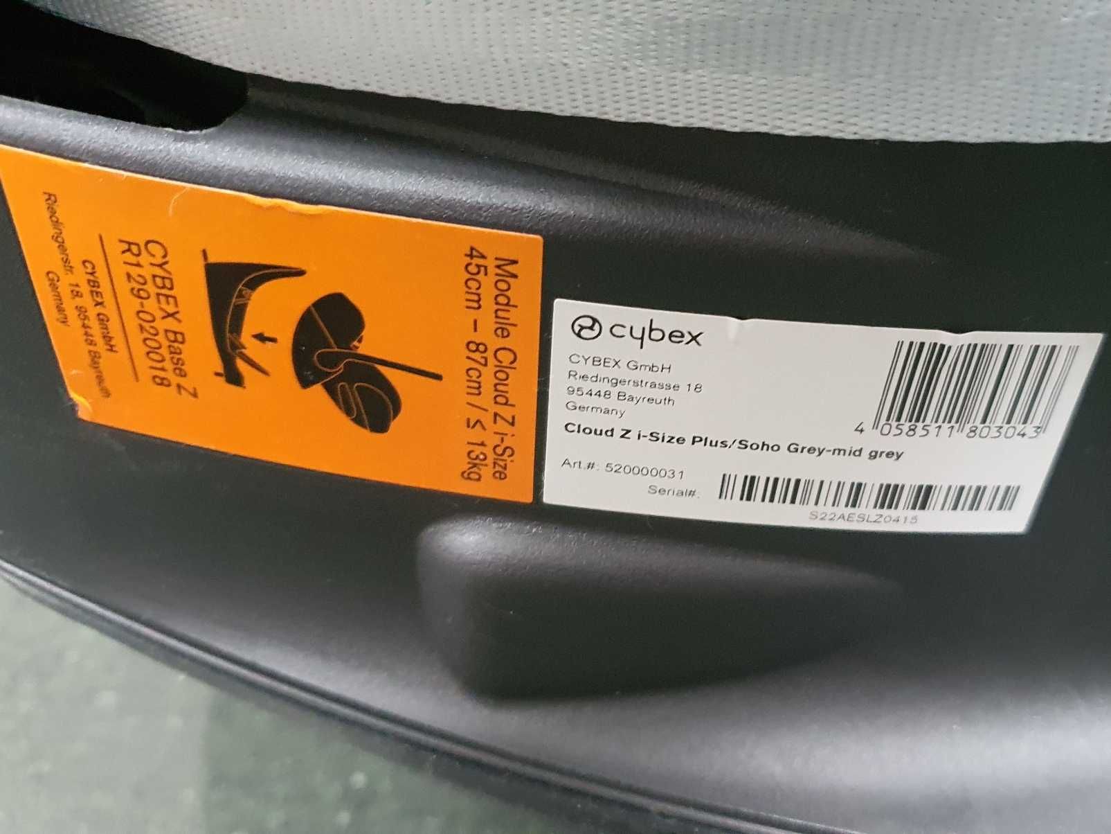 Fotelik Nosidełko dla niemowlaka Cybex CloudZ i-Size do obrotowej bazy