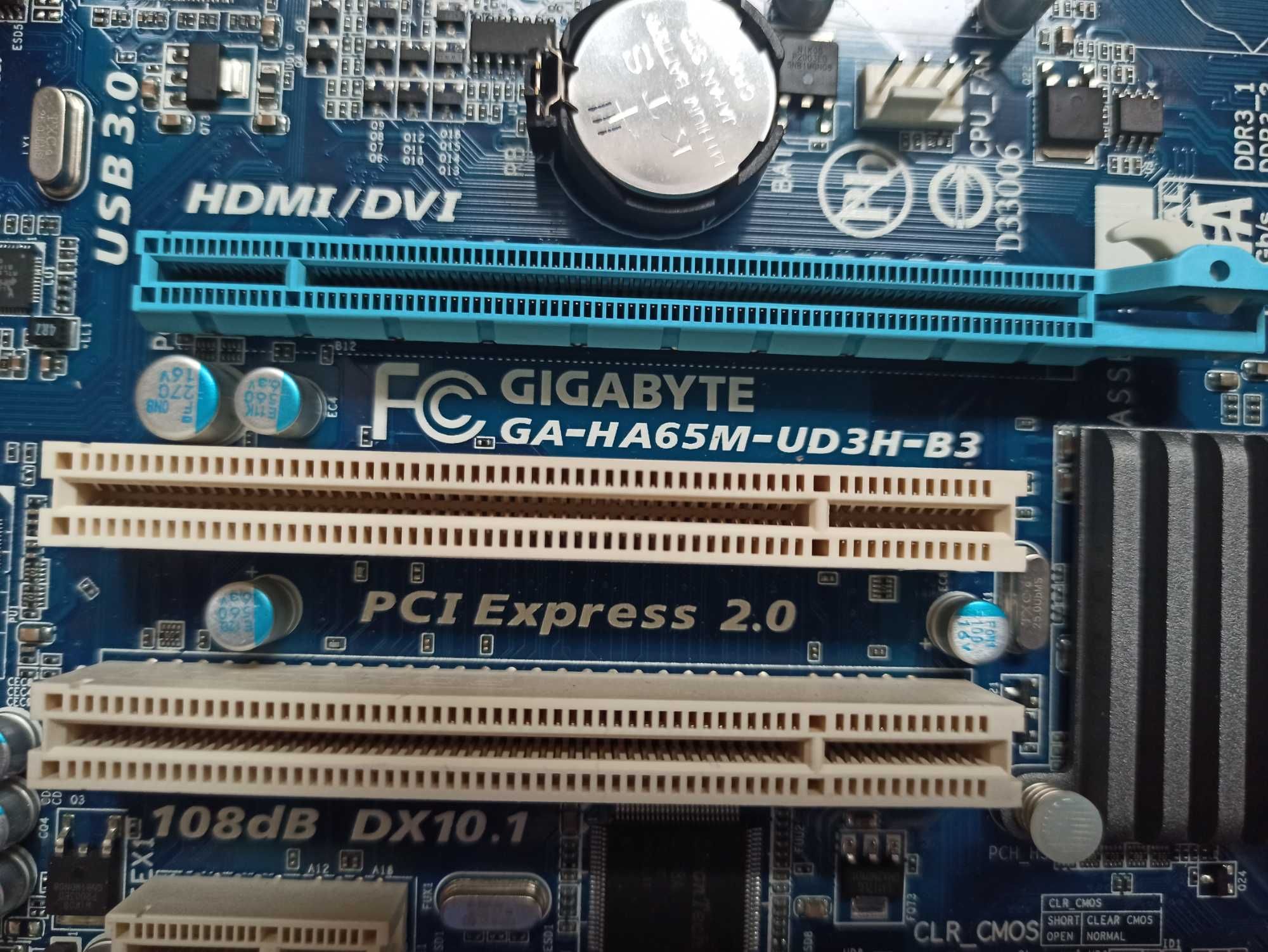 Płyta główna komputerowa z CPU i7 3.4 Ghz Gigabyte GA-HA65M-UD3H-B3