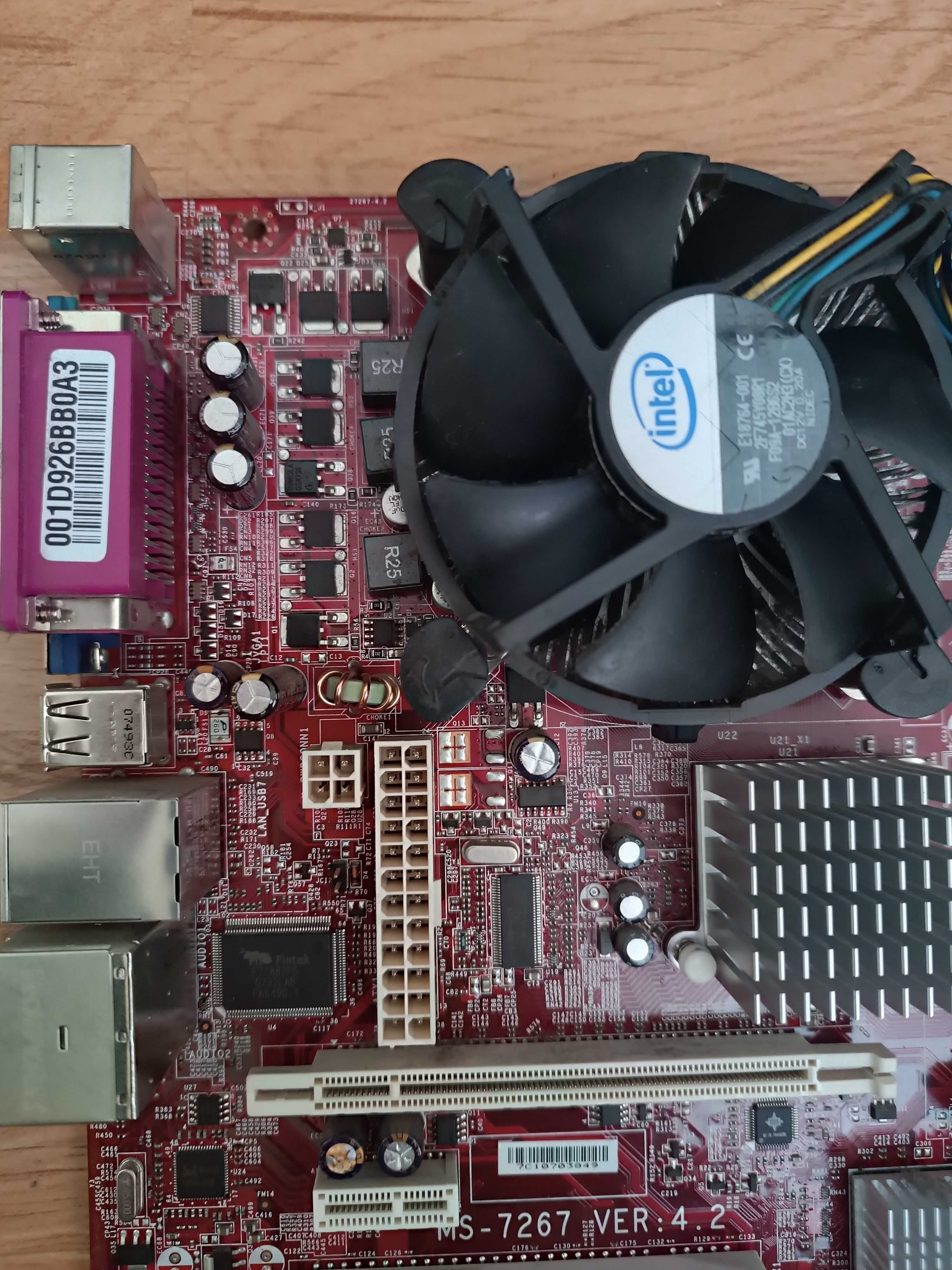 Komputer Płyta główna MSI MS-7267 Procesor Dual-Core E2167 Pamięć 2GB
