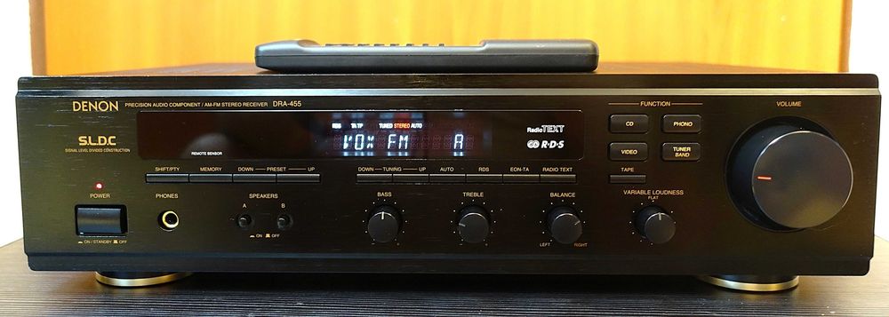 Denon DRA-455 z pilotem  Kultowy Japoński Amplituner w Idealnym Stanie