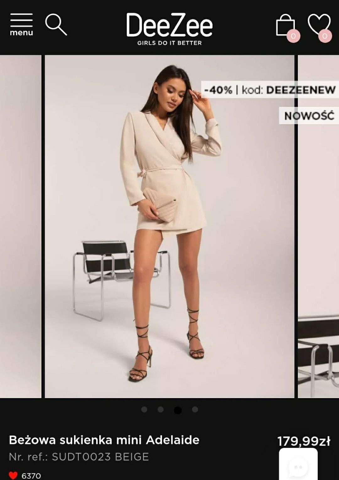 Sukienka DeeZee Adelaide XS/S komunia chrzciny wiosna lato