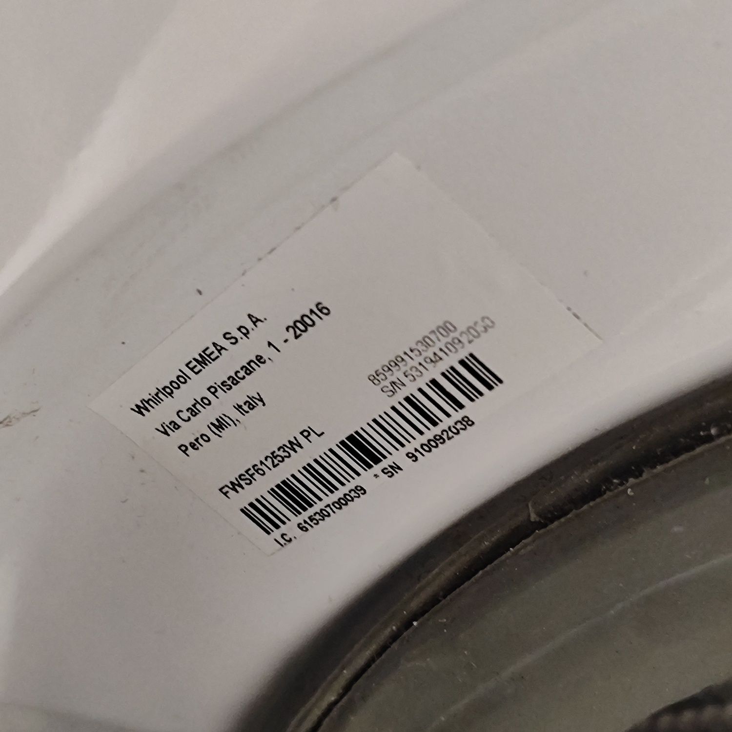 Programator i panel do pralki Whirlpool FWSF61253W