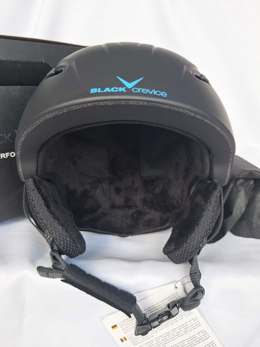 Kask narciarski Black Crevice Kitzbuhel Matt Black Blue L 59-60cm