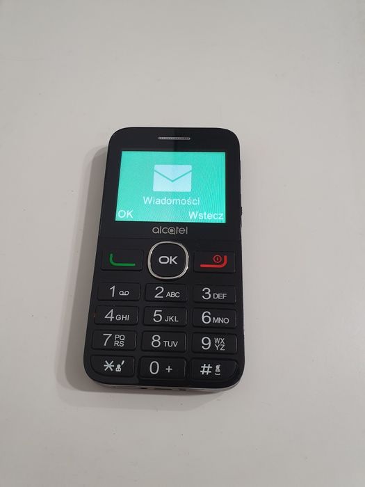 Dla seniora Telefon Alcatel Latarka Aparat Przycisk SOS
