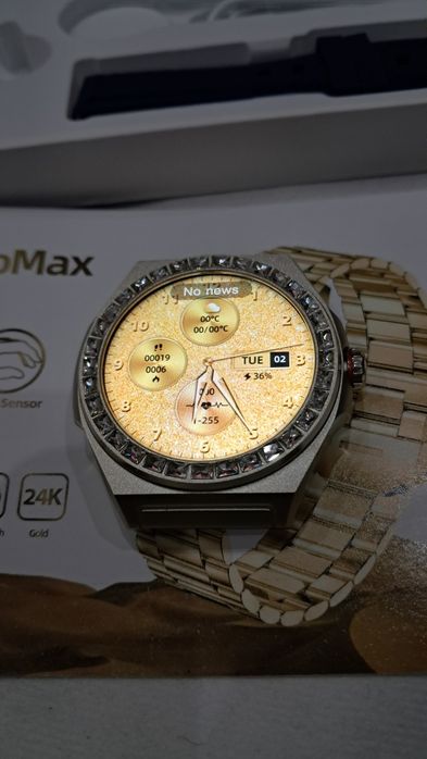 Smartwatch LG72 Pro Max Prata novo