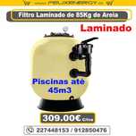Filtro de Areia Laminado de 85Kg de Areia C/Válvula 6 Vias (45m3)