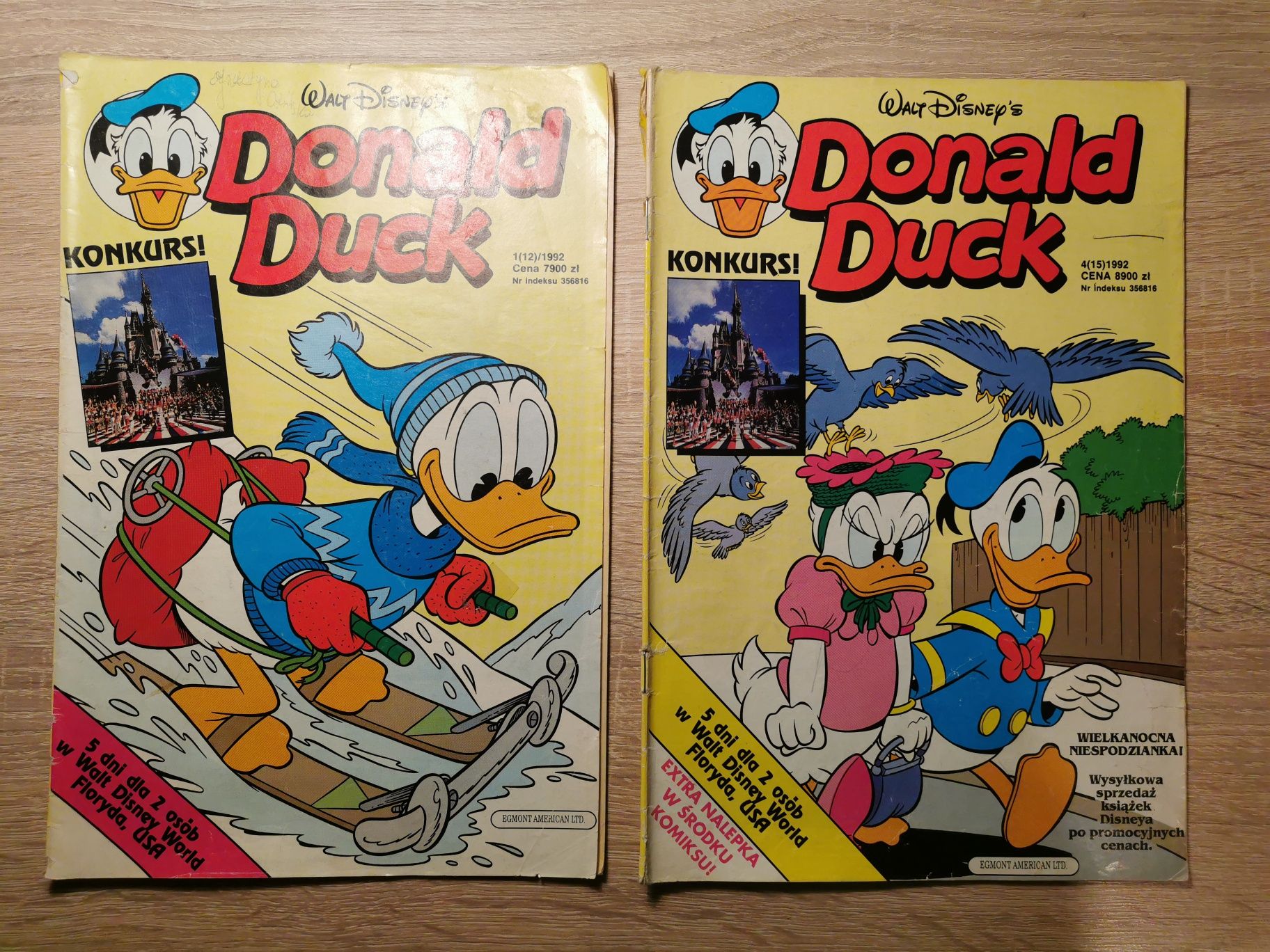 Komiksy Donald Duck rok 1992