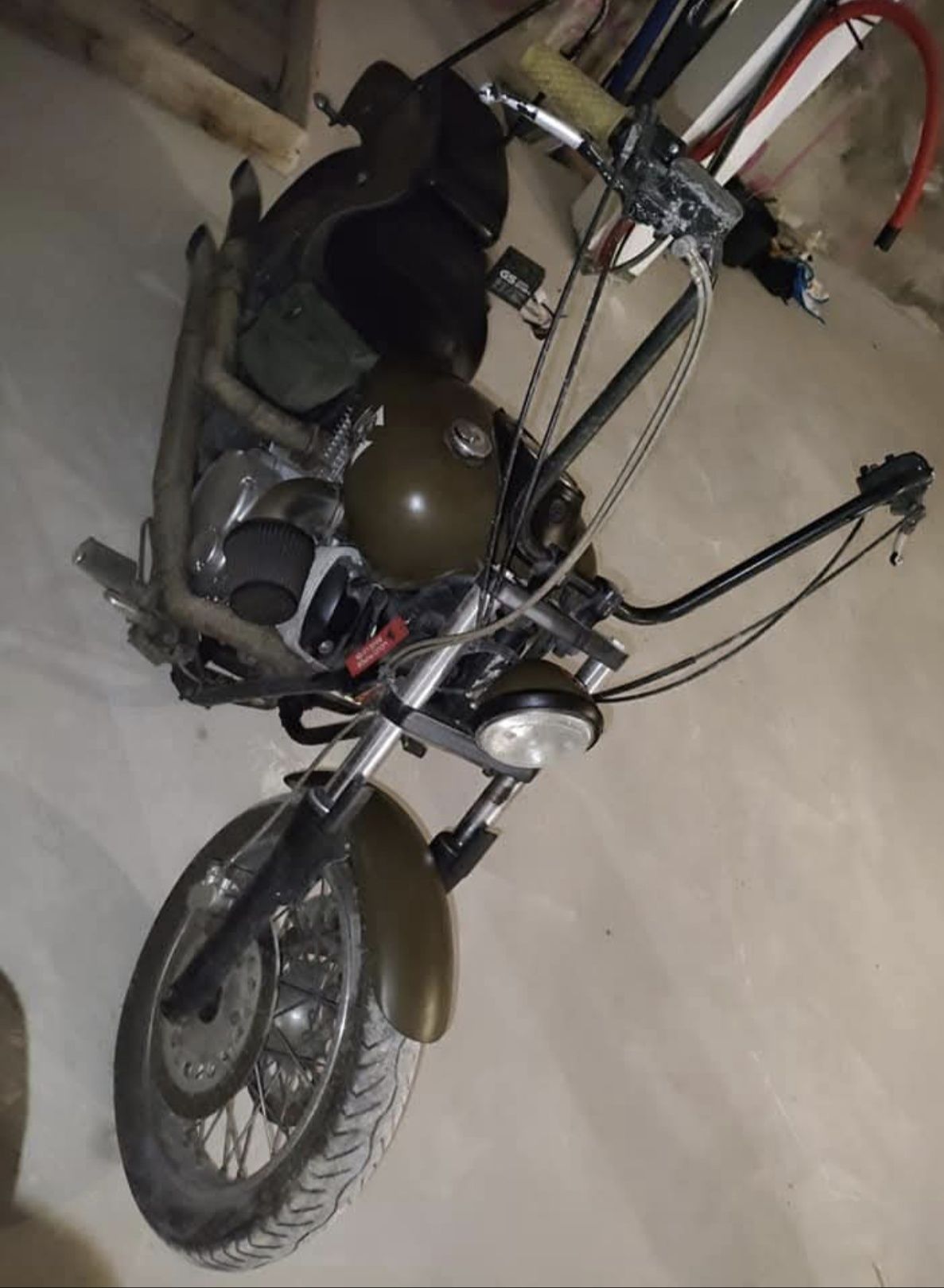 Yamaha Dragstar 1100 - revisão feita e material origem