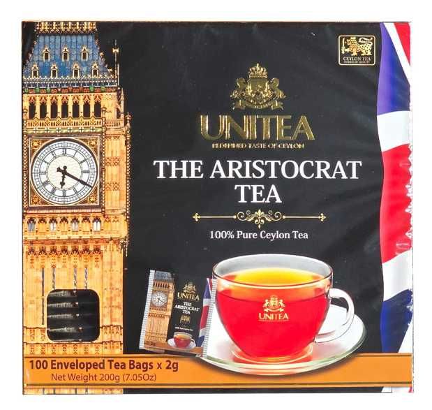 Unitea Aristocrat Tea KOPERTA 100x2g herbata  ekspresowa