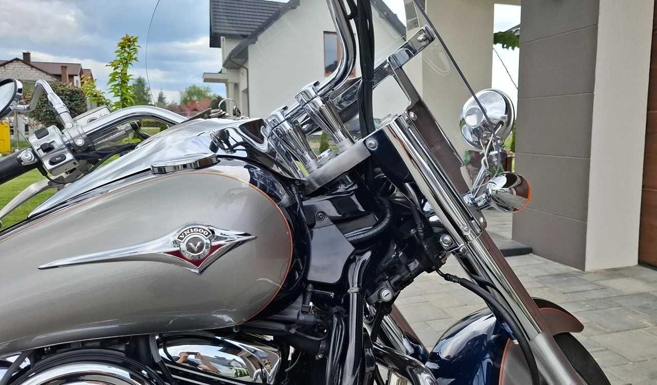 Kawasaki VN 1600 Classic 2007r., EUROPA, 2 x wydech, bezwypadkowy!