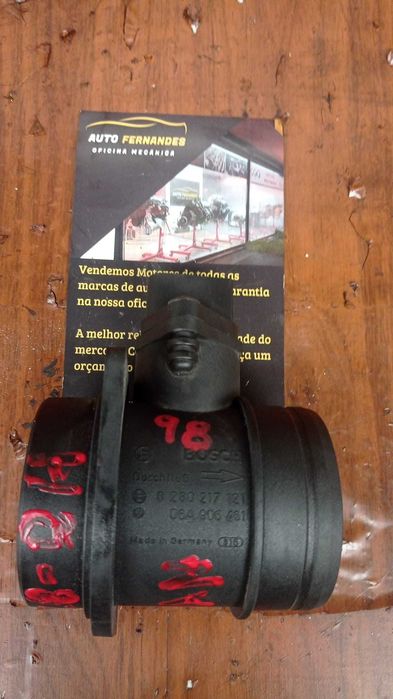 Medidor de massa de ar VW Golf 4, A3,         ref: 0 2 8 0 2 1 7 1 2 1