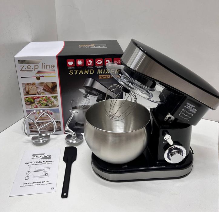 Тестомес Zepline 137 7 Литров 3500WATT