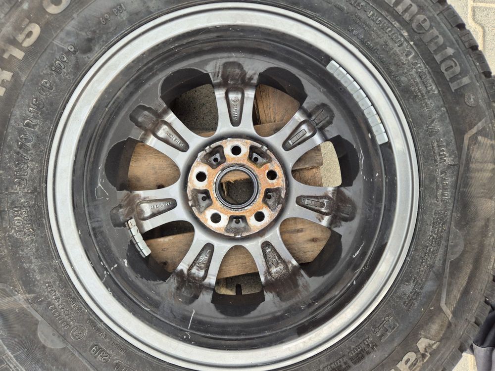 Alufelgi Camper Ducato 5x118 8,5Jx15 z oponami 215/70 R15 CP