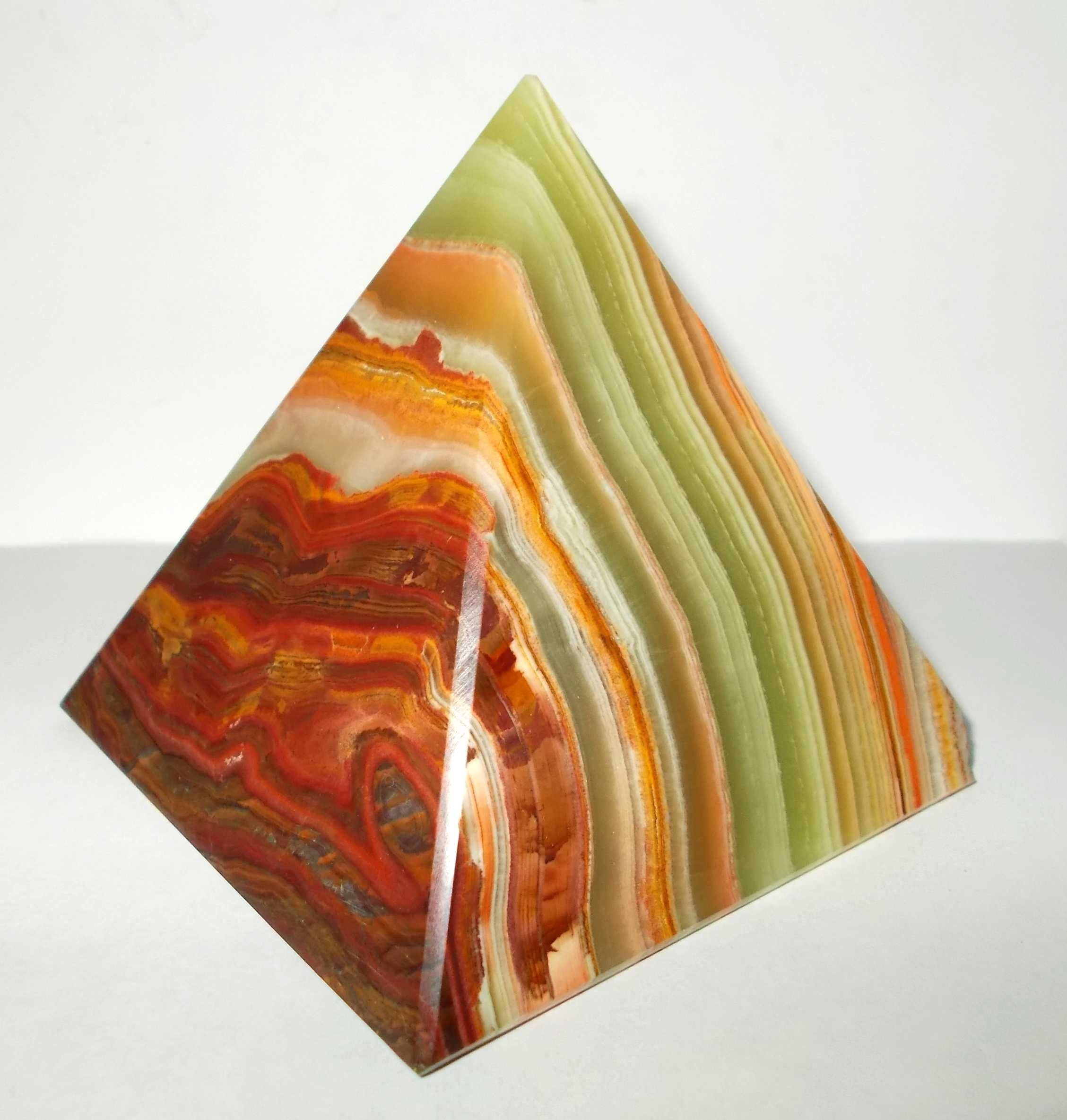 Kamienna piramida - onyks pakistański (7,5 cm) - WYJĄTKOWA