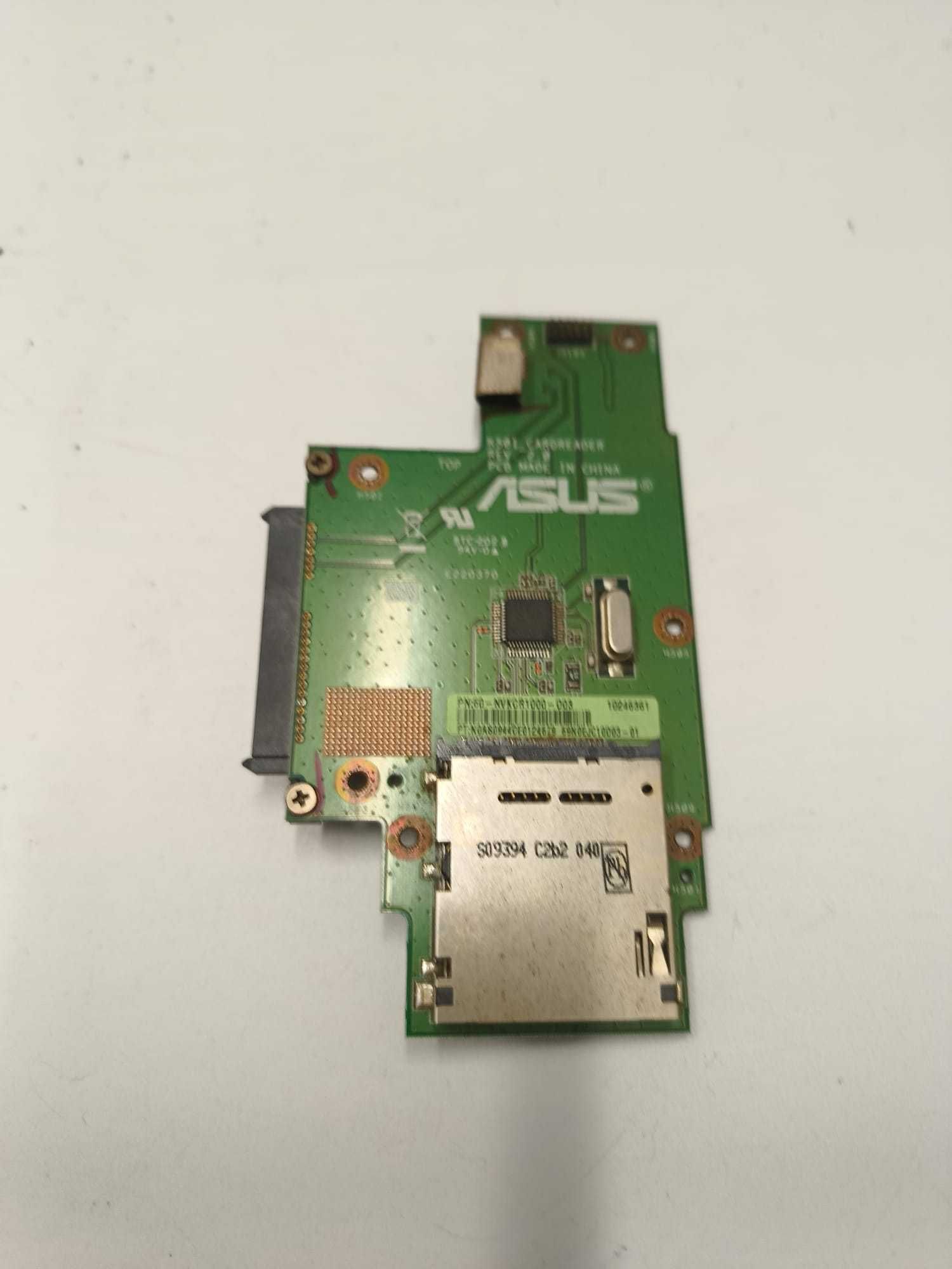 Moduł z czytnikiem kart pamięci do laptopa Asus K50C.