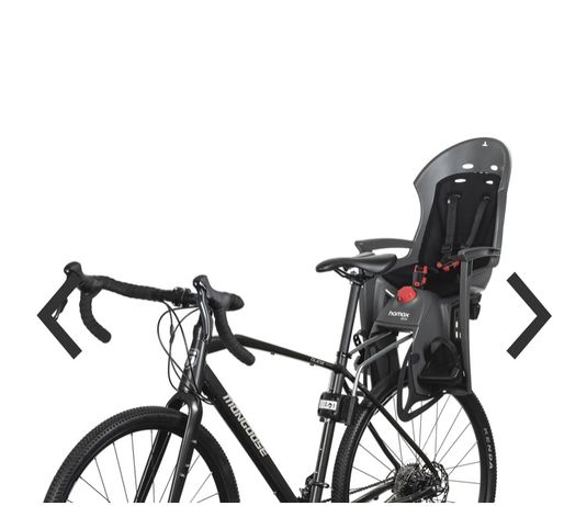 Fotelik rowerowy Hamax Siesta + 2 adaptery