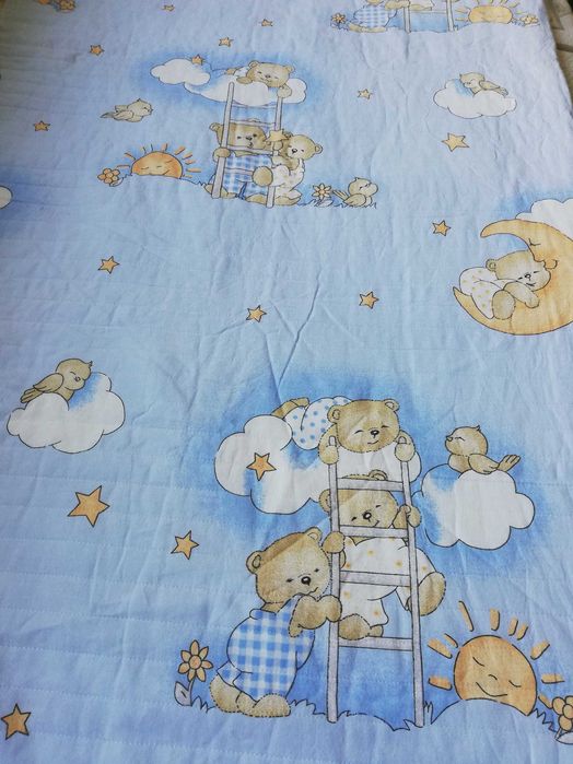 Narzuta na łóżko dla dzieci - misie , 140x200 Produkt polski.