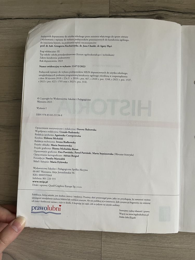Podręcznik Historia 2 WSiP