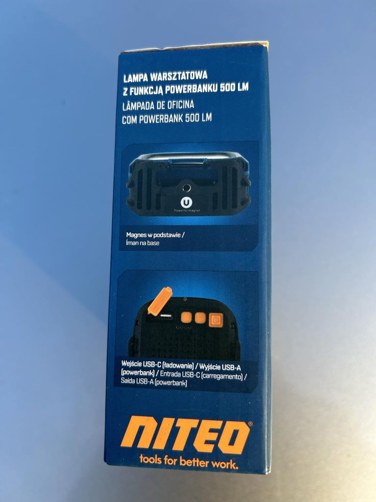 Lampa warsztatową,halogen ,naświetlacz led,powerbank