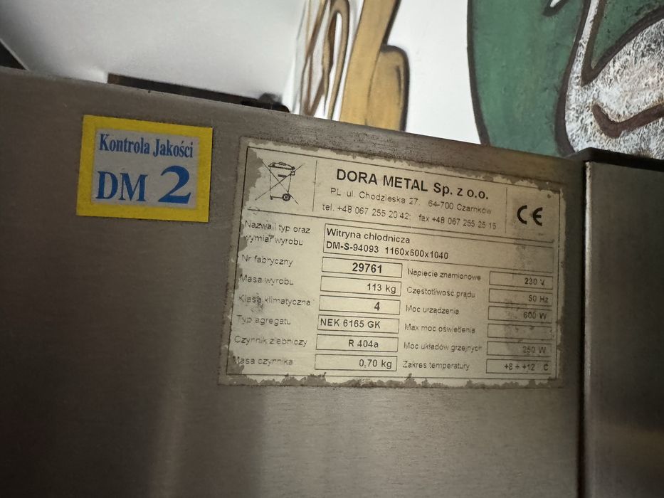 Witryna Chłodnicza Dora Metal DM S 94093