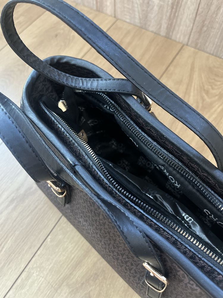 Сумка женская Майкл Корс шопер коричневый Michael Kors Medium шоппер