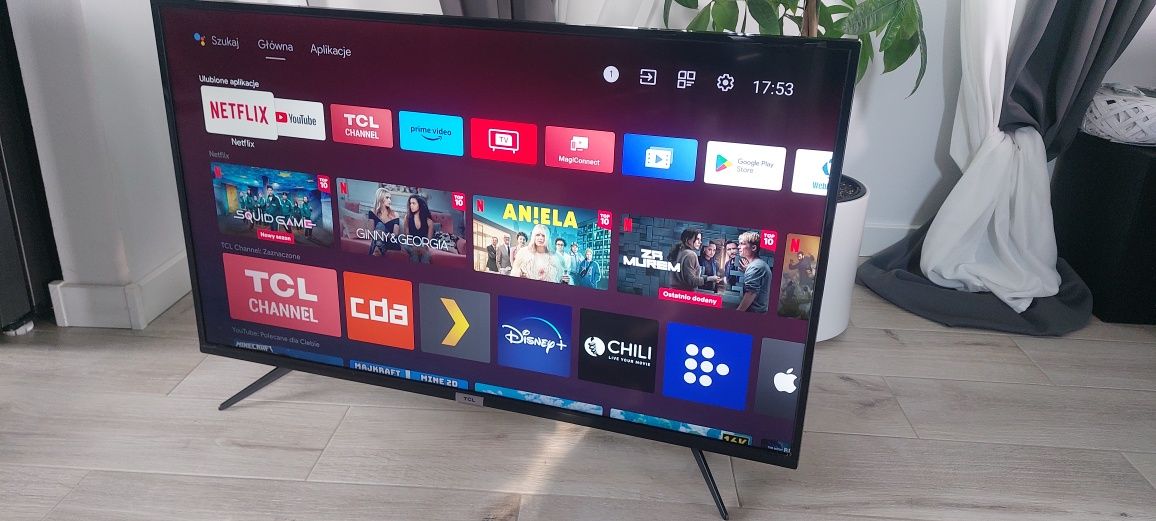 Telewizor Smart tv 4K Android TCL